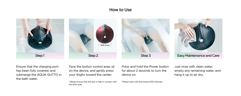 Mytrex Aqua Qutto Entrenador de Suelo Pélvico con EMS