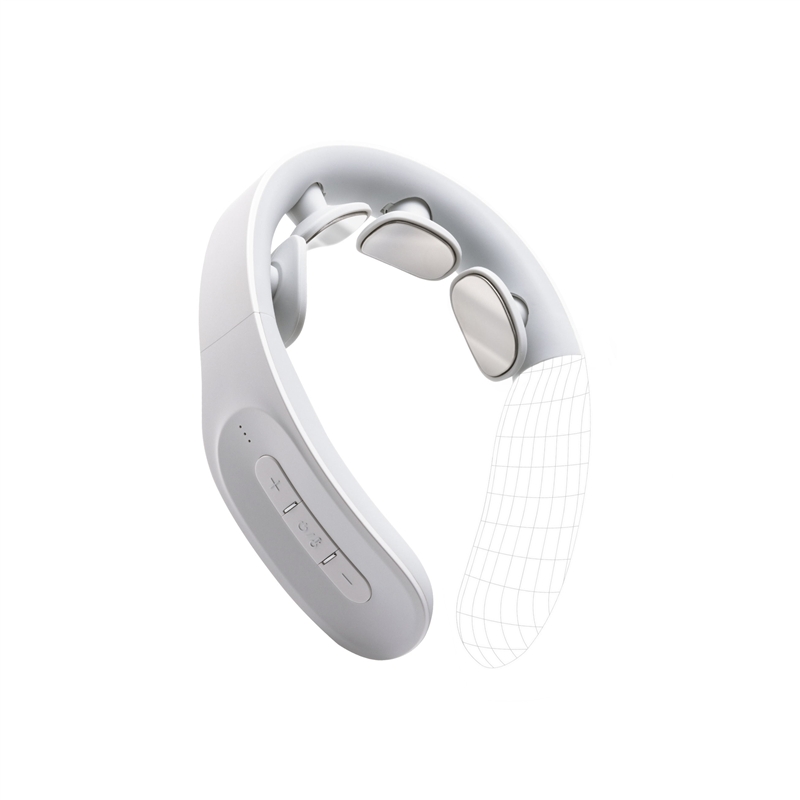 Mytrex Dr.Heat Neck Masajeador de cuello blanco con EMS y calor