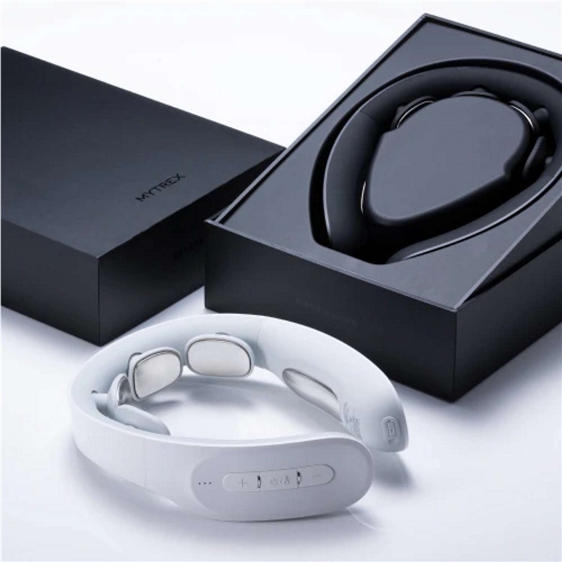 Mytrex Dr.Heat Neck Masajeador de cuello blanco con EMS y calor