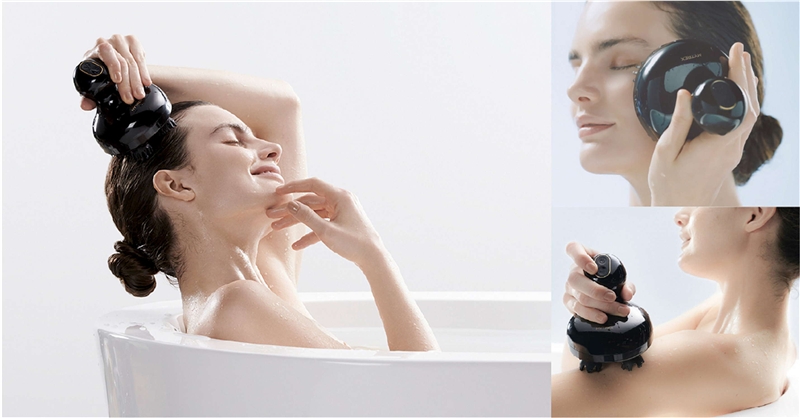 Mytrex Head Spa Pro Masajeador facial y capilar con EMS que estimula el crecimiento del cabello