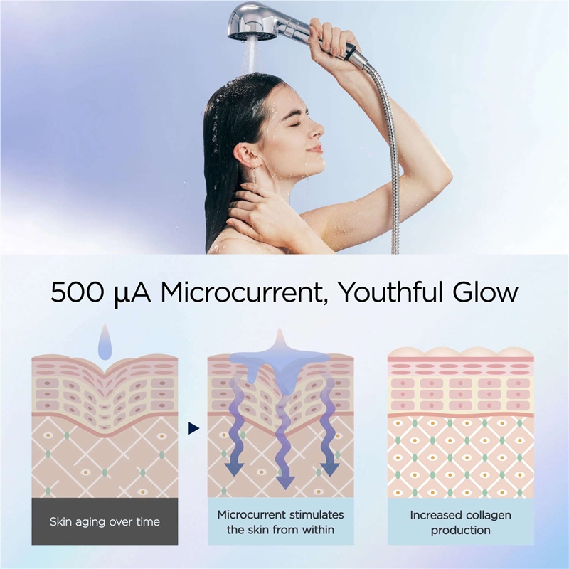 Mytrex HiHo Fine Bubble +e Cabezal de ducha SPA con burbujas y microcorriente