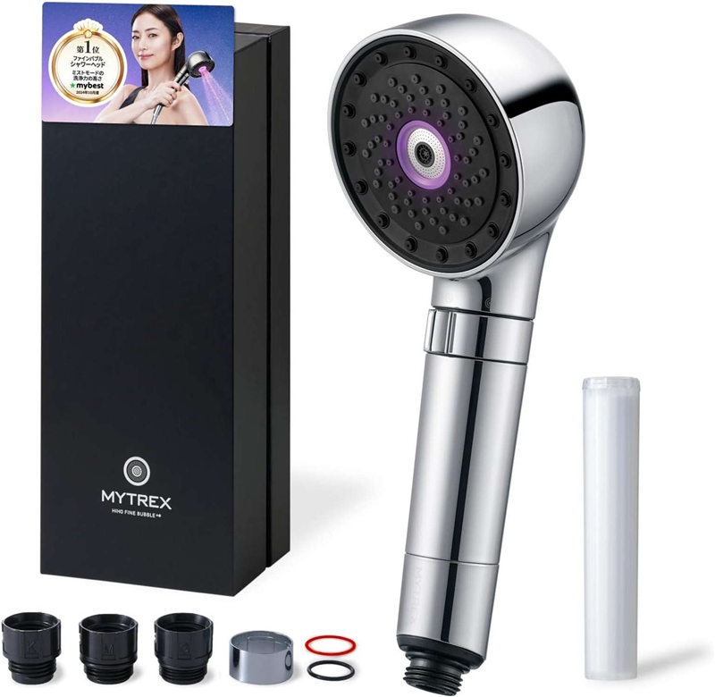 Mytrex HiHo Fine Bubble +e Cabezal de ducha SPA con burbujas y microcorriente