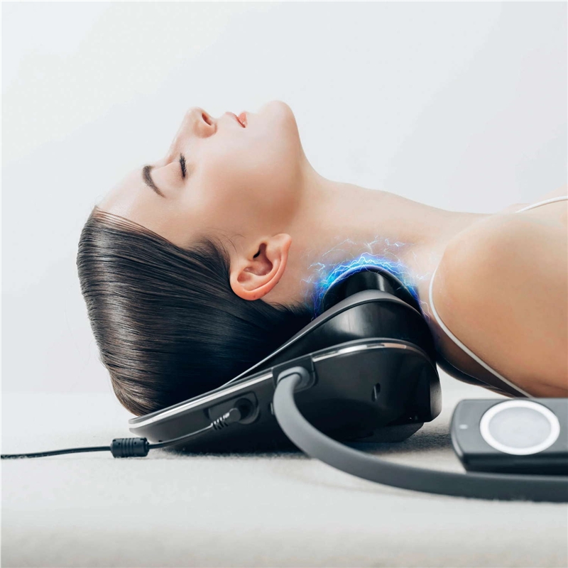 Mytrex Medi Neck Masajeador con tracción de cuello, EMS y calor