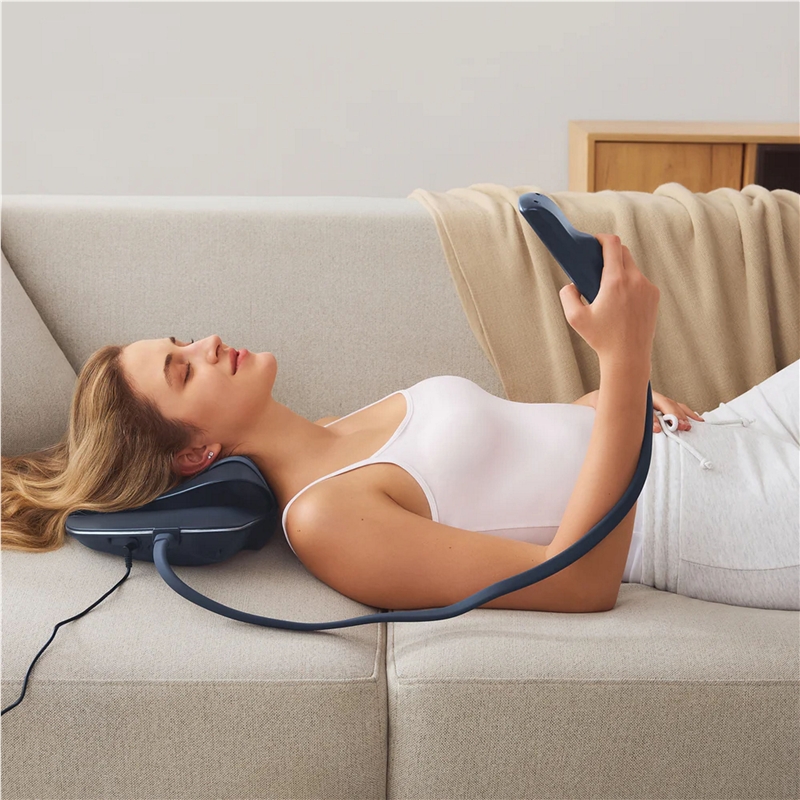 Mytrex Medi Neck Masajeador con tracción de cuello, EMS y calor