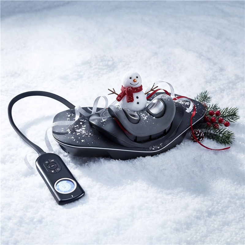 Mytrex Medi Neck Masajeador con tracción de cuello, EMS y calor