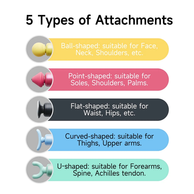 Mytrex Rebive Air Mini pistola de masaje corporal color negro