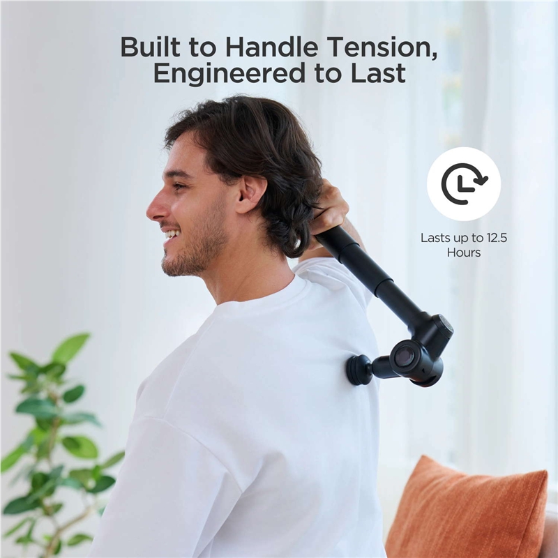 Mytrex Rebive EX FIT Pistola de masaje corporal ajustable negra